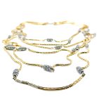 Jennifer Gibson Jewellery 2215 (4) Vintage Dior Multi Chain Crystal Necklace