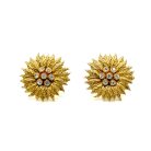 Jennifer Gibson Jewellery 2206 (1) Vintage Dior Sunflower Earrings