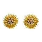 Jennifer Gibson Jewellery 2206 (6) Vintage Dior Sunflower Earrings