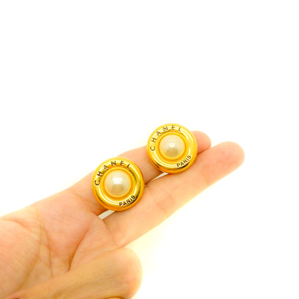 Vintage Chanel Pearl Atelier Earrings