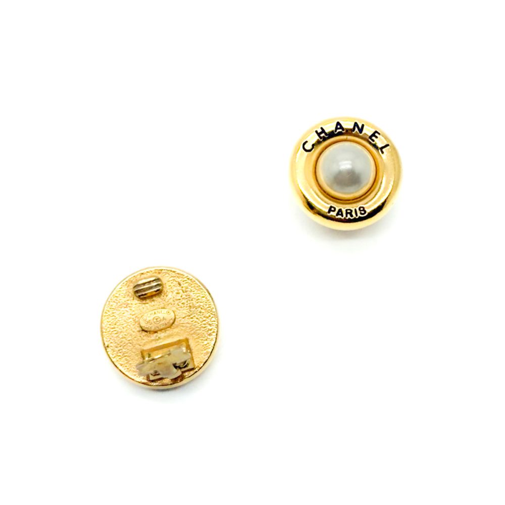 Vintage Chanel Pearl Atelier Earrings