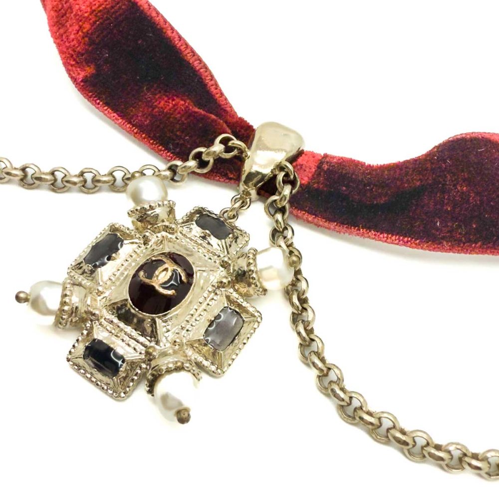 Chanel Renaissance Velvet Choker