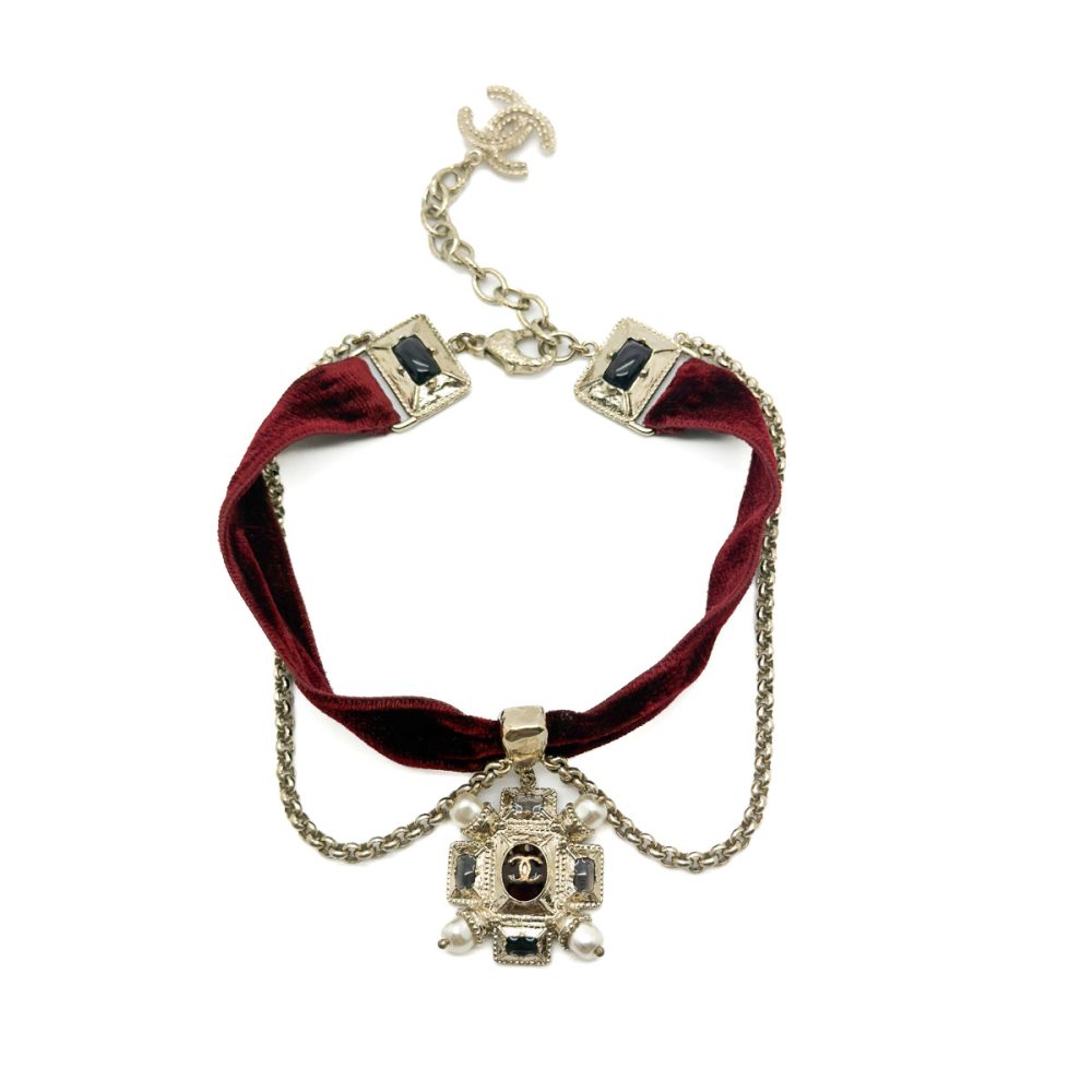 Chanel Renaissance Velvet Choker