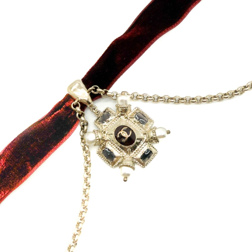 Chanel Renaissance Velvet Choker