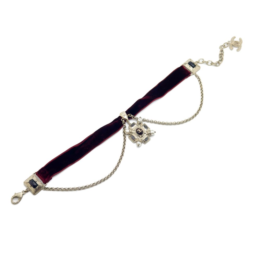 Chanel Renaissance Velvet Choker
