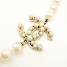 Jennifer Gibson Jewellery 2220 (4) Preloved Chanel Pearl CC Logo Necklace