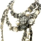 Jennifer Gibson Jewellery 2222 (12) PreLoved Chanel Pearl & Tartan Choker Sautoir