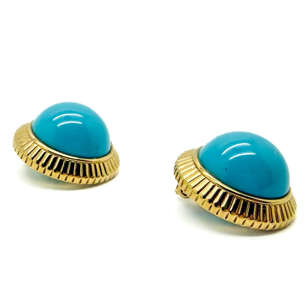 Vintage Nina Ricci Turquoise Earrings
