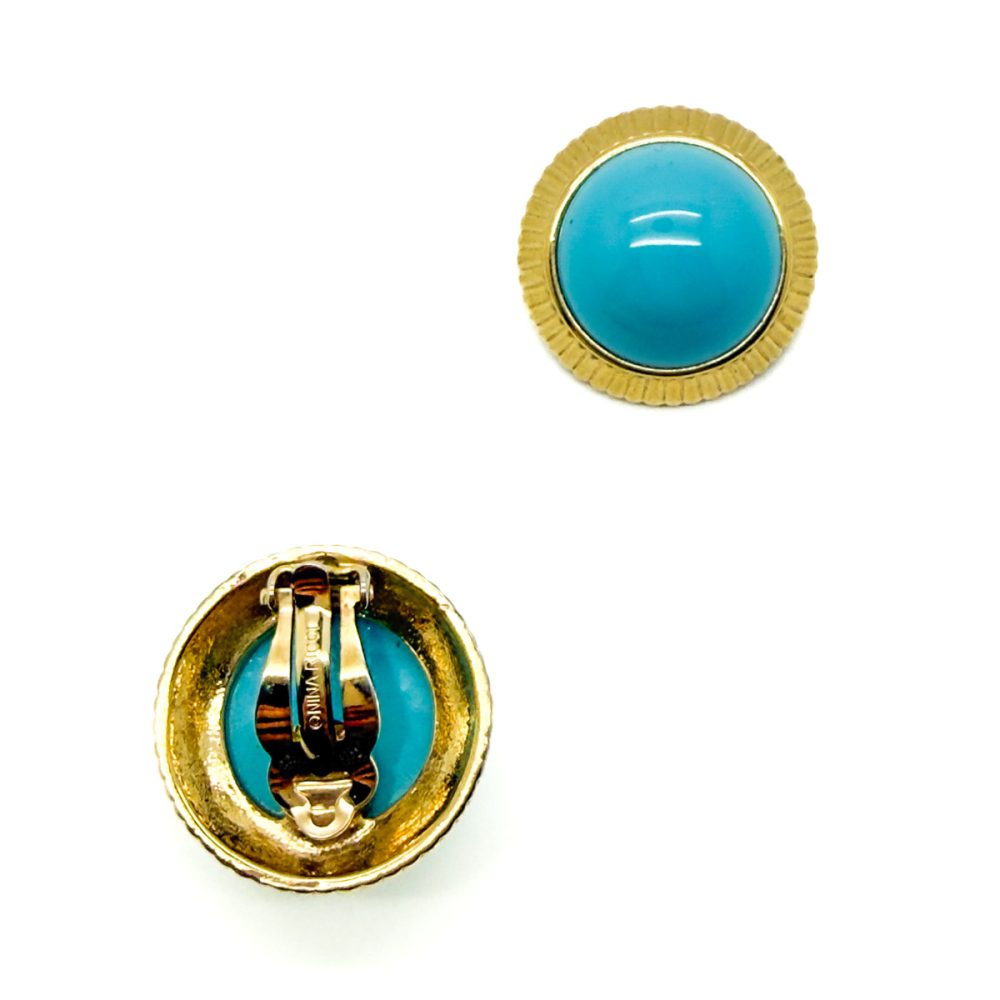 Vintage Nina Ricci Turquoise Earrings