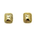 Vintage Rectangular Chain Earrings