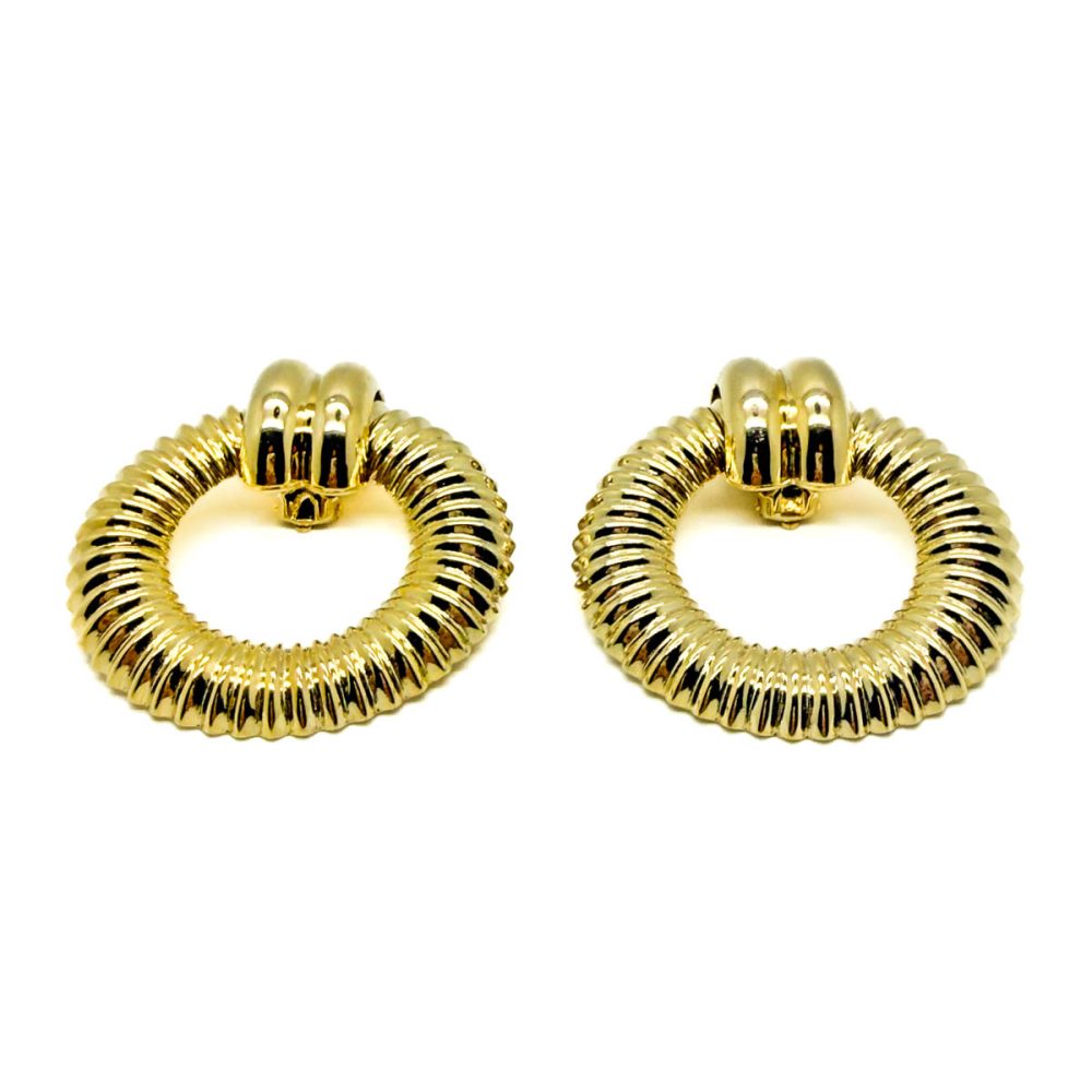 Vintage Statement Door Knocker Earrings