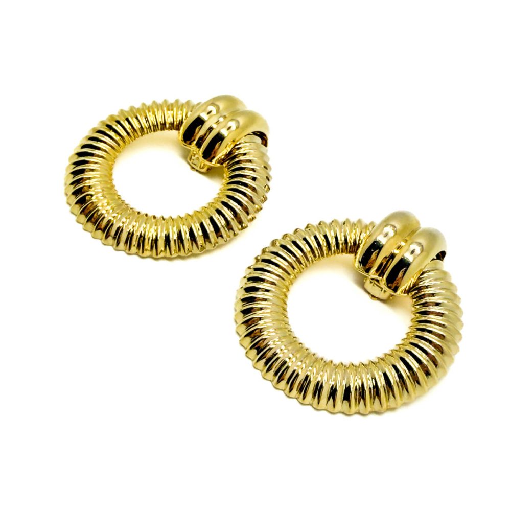 Vintage Statement Door Knocker Earrings
