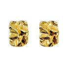 Jennifer Gibson Jewellery 2231 (2) Vintage Sculpted Crinkle Earrings