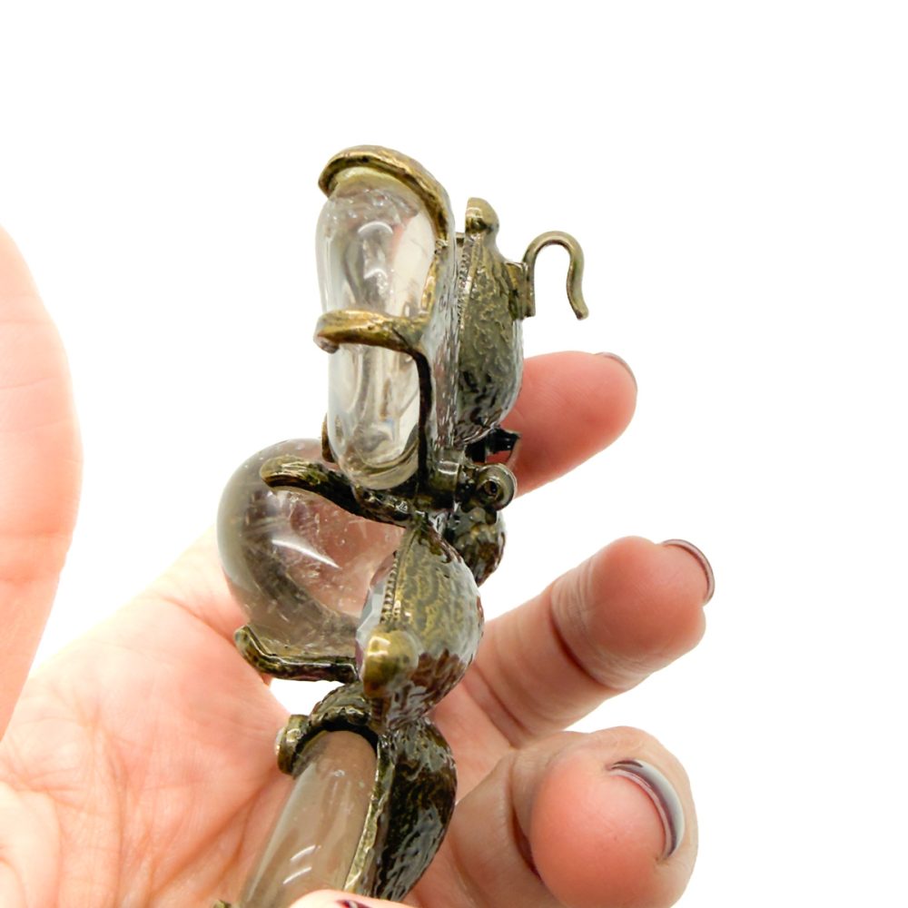 Vintage Chanel Byzantine Rock Crystal Brooch