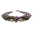 Jennifer Gibson Jewellery 2235 (1) Vintage Christian Dior Amethyst Lava Necklace