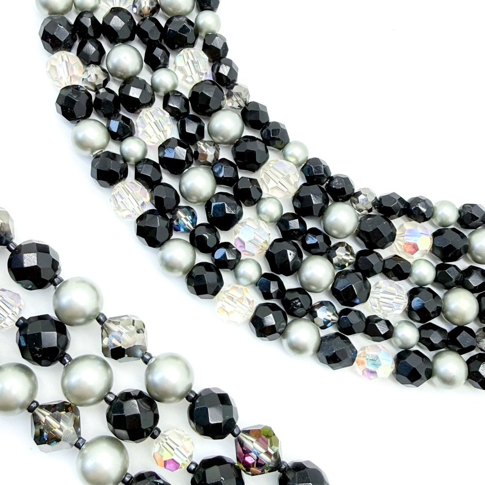 Vintage Schiaparelli Monochrome Necklace