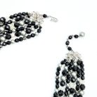 Jennifer Gibson Jewellery SCHIAPARELLI 2301 (4) Vintage Schiaparelli Monochrome Necklace