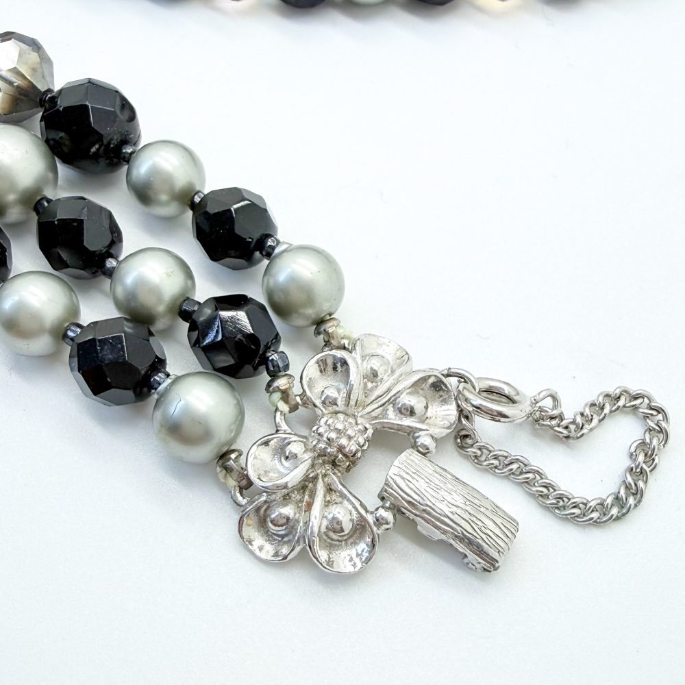 Vintage Schiaparelli Monochrome Necklace