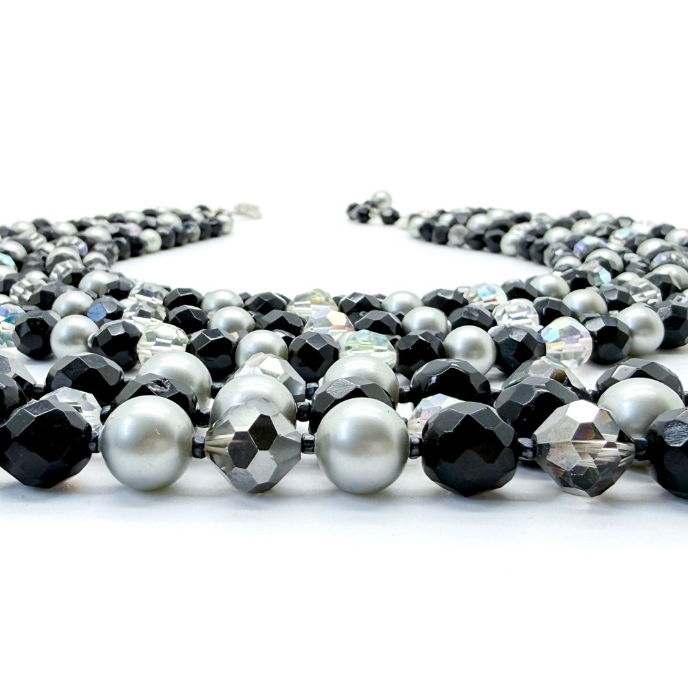 Vintage Schiaparelli Monochrome Necklace