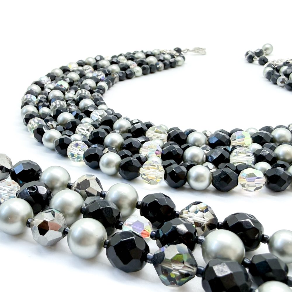 Vintage Schiaparelli Monochrome Necklace