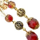 Jennifer Gibson Jewellery SCHIAPARELLI 2302 (4) Vintage Schiaparelli Tassel Art Glass Earrings