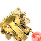 Jennifer Gibson Jewellery SCHIAPARELLI 2302 (5) Vintage Schiaparelli Tassel Art Glass Earrings