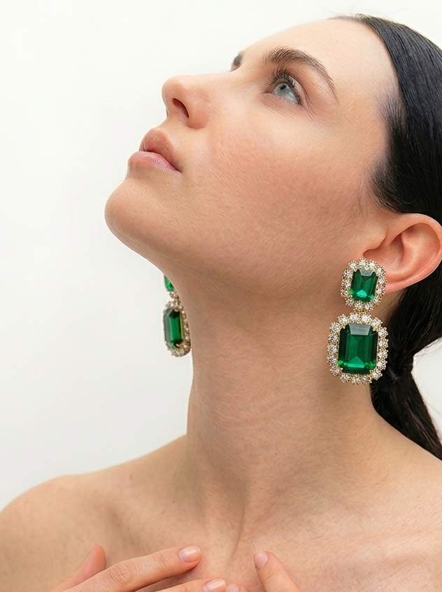 Statement earrings - JGJ