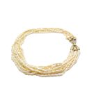 Jennifer Gibson Jewellery 2238 (4) Vintage Italian Multistrand Pearl Torsade Necklace