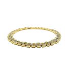 Jennifer Gibson Jewellery 2239 (3) Tank Track Crystal Collar Necklace