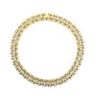 Jennifer Gibson Jewellery 2239 (4) Tank Track Crystal Collar Necklace