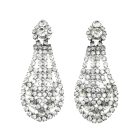 Jennifer Gibson Jewellery 2243 (1) Vintage Statement Crystal Chandelier Earrings