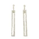 Jennifer Gibson Jewellery 2244 (2) Contemporary Art Deco Inspired Crystal Column Earrings