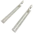 Jennifer Gibson Jewellery 2244 (3) Contemporary Art Deco Inspired Crystal Column Earrings