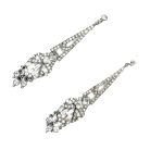 Jennifer Gibson Jewellery 2245 (3) Antique Art Deco Crystal Drop Earrings
