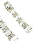 Jennifer Gibson Jewellery 2248 (4) Vintage Emerald Cut Crystal Drop Earrings
