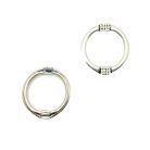 Jennifer Gibson Jewellery 2249 (4) Sculptural Statement Crystal Hoop Earrings
