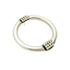 Jennifer Gibson Jewellery 2249 (5) Sculptural Statement Crystal Hoop Earrings