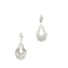 Fancy Cut Crystal Statement Drop Earrings