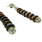 Jennifer Gibson Jewellery 2252 (5) Vintage Art Deco Statement Rhondelle Column Earrings