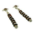 Jennifer Gibson Jewellery 2252 (6) Vintage Art Deco Statement Rhondelle Column Earrings