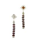 Jennifer Gibson Jewellery 2252 (7) Vintage Art Deco Statement Rhondelle Column Earrings