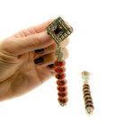 Jennifer Gibson Jewellery 2252 (8) Vintage Art Deco Statement Rhondelle Column Earrings
