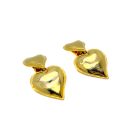 Jennifer Gibson Jewellery 2255 (3) Vintage Double Heart Drop Earrings