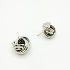 Jennifer Gibson Jewellery 2260 (4) Vintage Chunky Silver Knot Earrings