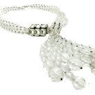 Jennifer Gibson Jewellery 2265 (6) Vintage Statement Faceted Crystal Lariat Tassel Necklace