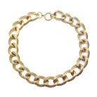 Jennifer Gibson Jewellery 2267 (2) Vintage Chunky Textured Chain Link Collar