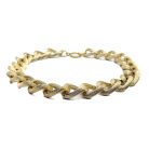 Jennifer Gibson Jewellery 2267 (4) Vintage Chunky Textured Chain Link Collar