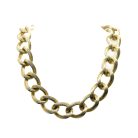 Jennifer Gibson Jewellery 2267 (7) Vintage Chunky Textured Chain Link Collar
