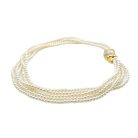 Jennifer Gibson Jewellery 2268 (4) Vintage Pearl Wave Clasp Torsade