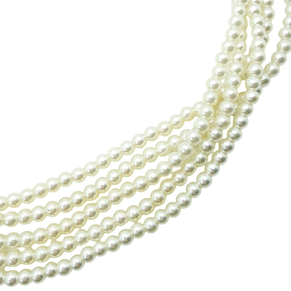 Vintage Pearl Wave Clasp Torsade